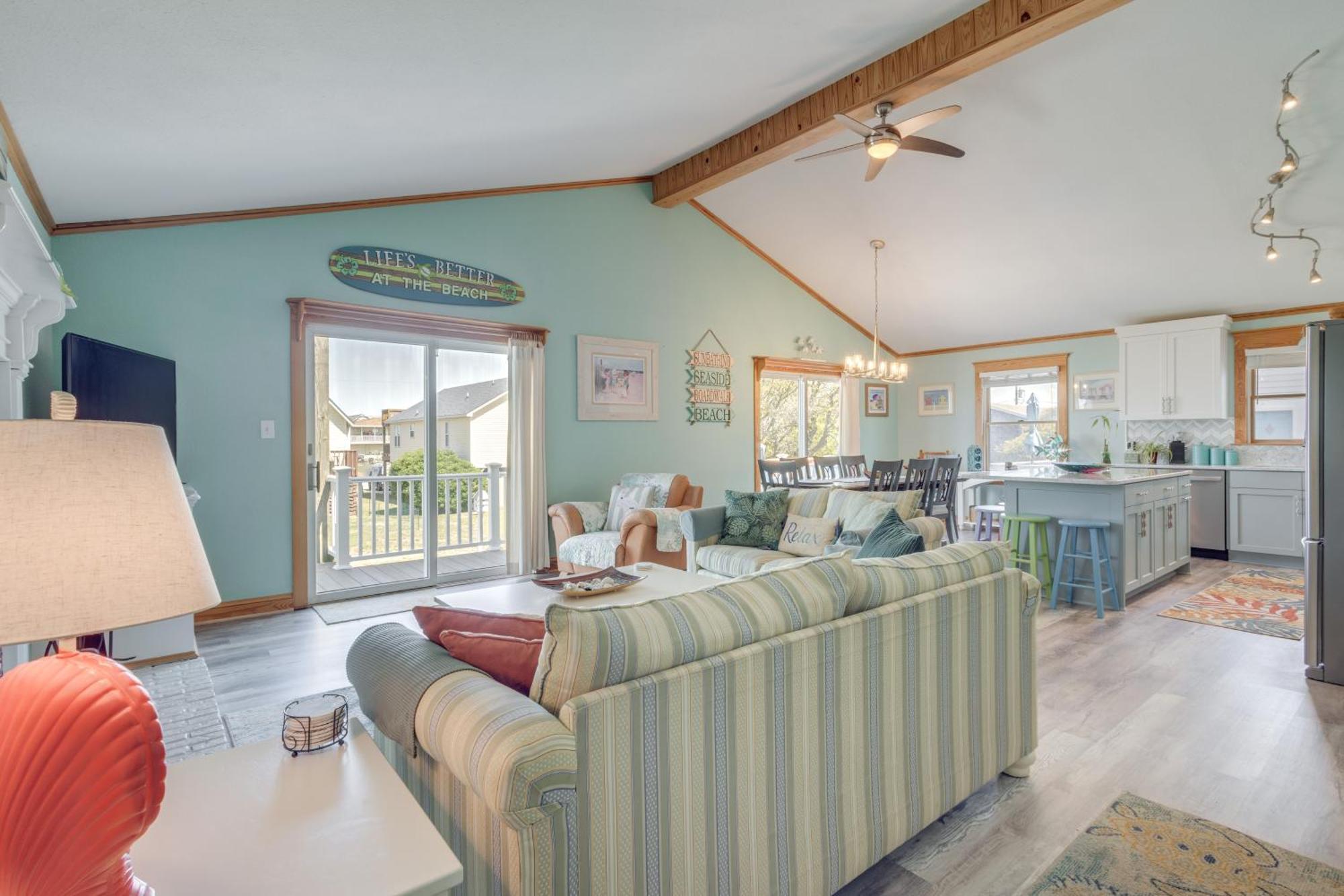 Coastal Home With Deck And Outdoor Shower Kill Devil Hills Eksteriør billede