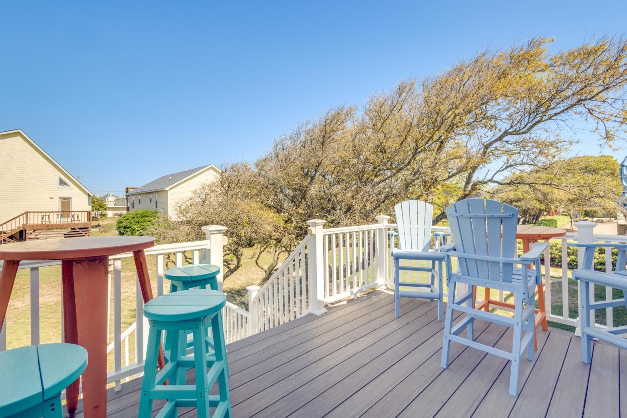 Coastal Home With Deck And Outdoor Shower Kill Devil Hills Eksteriør billede